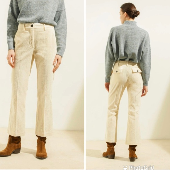 Momoni Indra Trousers In Stretch Corduroy